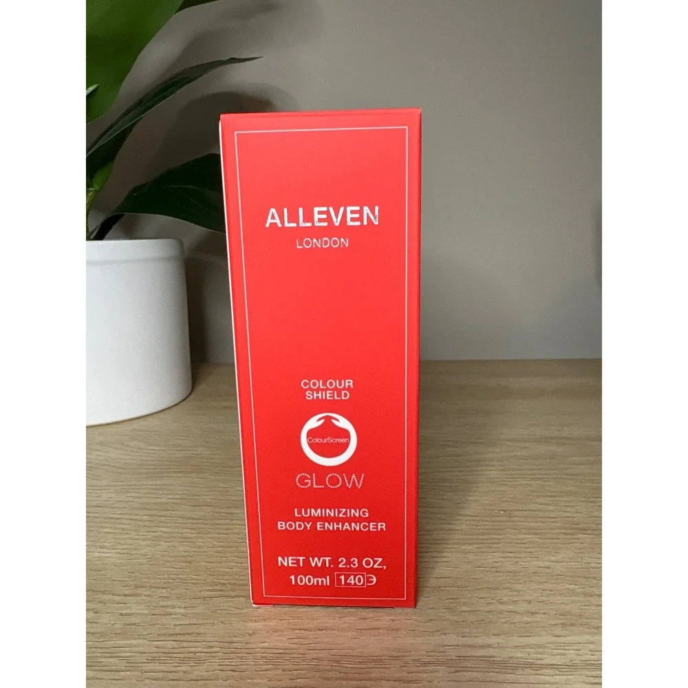Alleven London Colour Shield Glow Luminizing Body Enhancer Pearl 100ml 2.3oz NEW